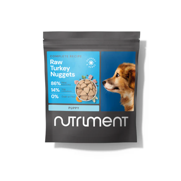 Nutriment - Raw Puppy Turkey Nuggets 1Kg
